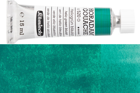 Schmincke - Horadam Gouache, 15 mL, #520 Helio Green Bluish - St. Louis Art Supply