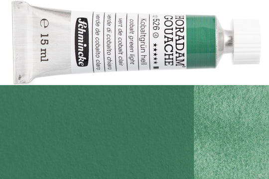 Schmincke - Horadam Gouache, 15 mL, #526 Cobalt Green Light - St. Louis Art Supply