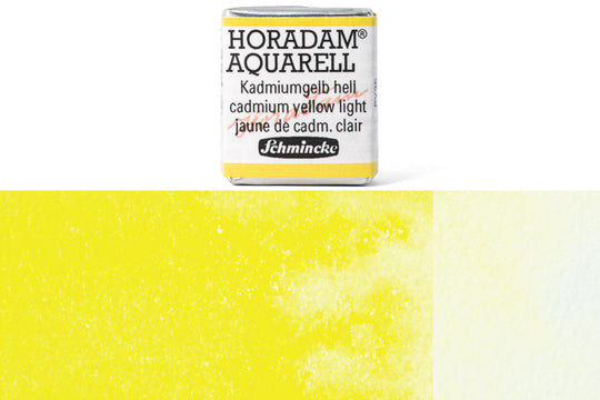 Schmincke - Horadam Watercolor Half Pan, #224 Cadmium Yellow Light - St. Louis Art Supply
