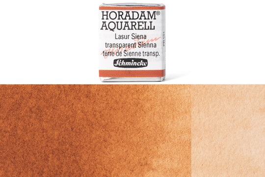Schmincke - Horadam Watercolor Half Pan, #653 Transparent Sienna - St. Louis Art Supply