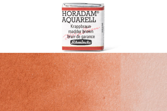 Schmincke - Horadam Watercolor Half Pan, #670 Madder Brown - St. Louis Art Supply