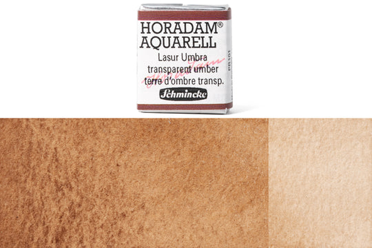 Schmincke - Horadam Watercolor Half Pan, #671 Transparent Umber - St. Louis Art Supply