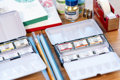 Schmincke - Horadam Watercolor Full Pan, #784 Perylene Green - St. Louis Art Supply