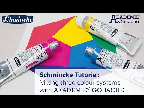 Akademie Gouache, CMYK Set