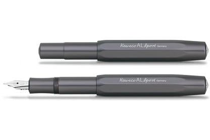 Kaweco - AL Sport Fountain Pen, Anthracite Grey - St. Louis Art Supply