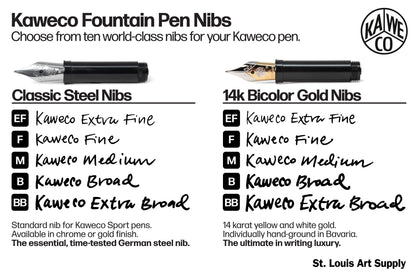Kaweco - AL Sport Fountain Pen, Anthracite Grey - St. Louis Art Supply