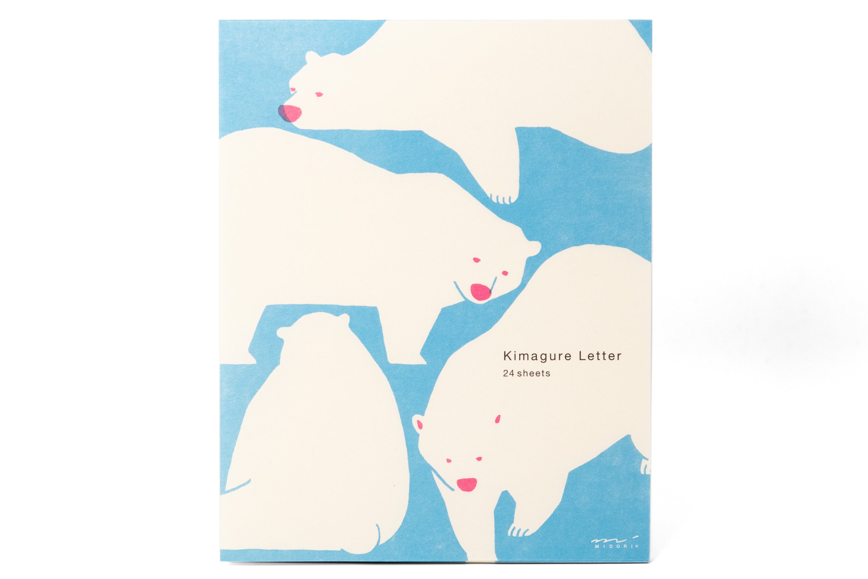 Midori - Kimagure Letter Pad, Polar Bears - St. Louis Art Supply