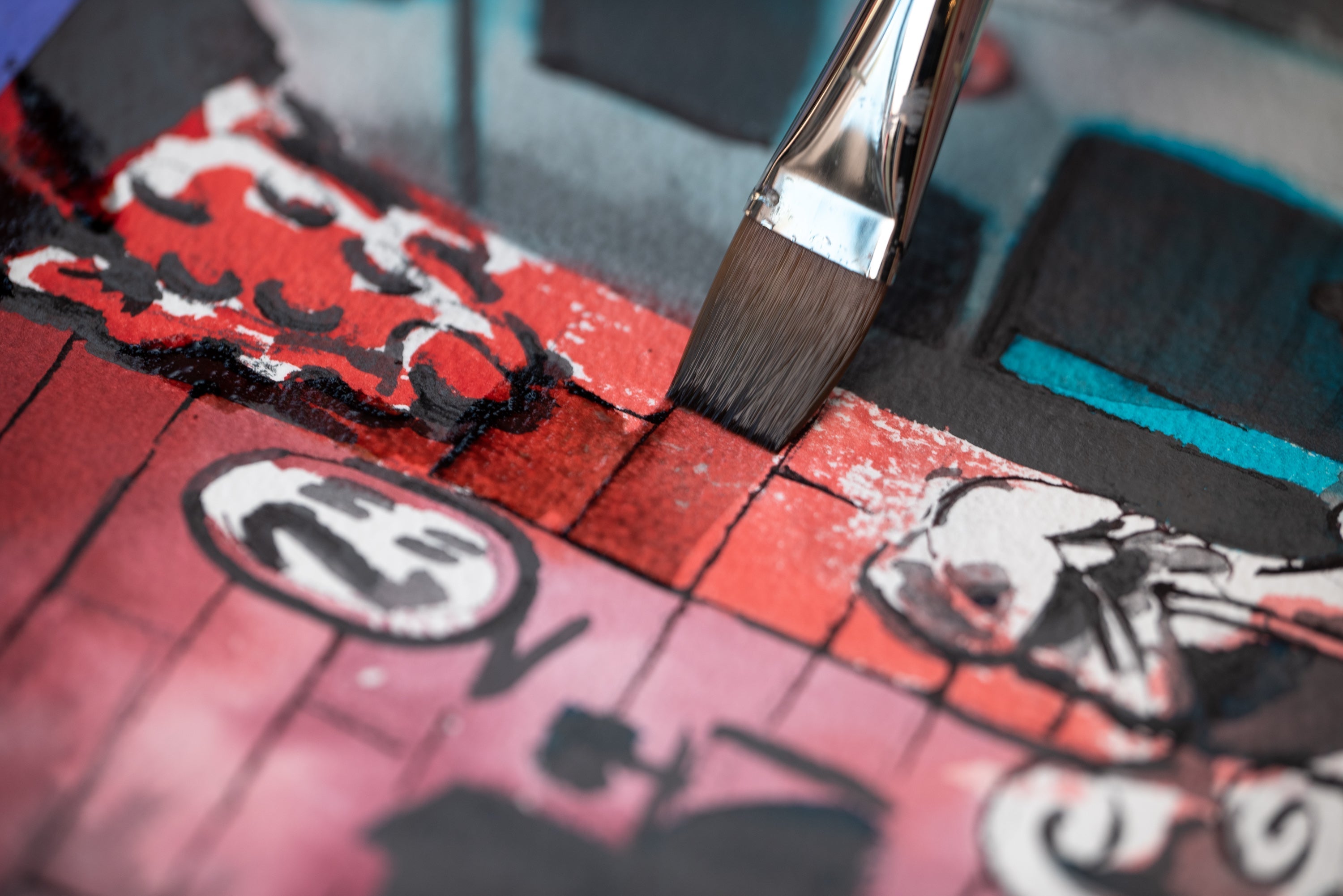 Kuretake - ink-café Meiji no Iro Fountain Pen Ink, #534 Kurogane-iro - St. Louis Art Supply