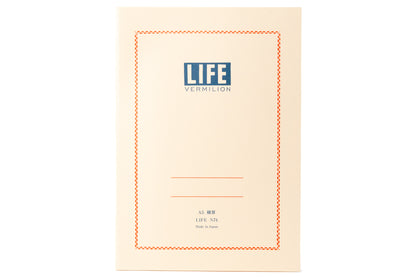 LIFE - Vermilion Notebook, A5, Ruled - St. Louis Art Supply