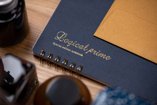 Logical Prime Split-Ring Notebook, Blue/Ruled
