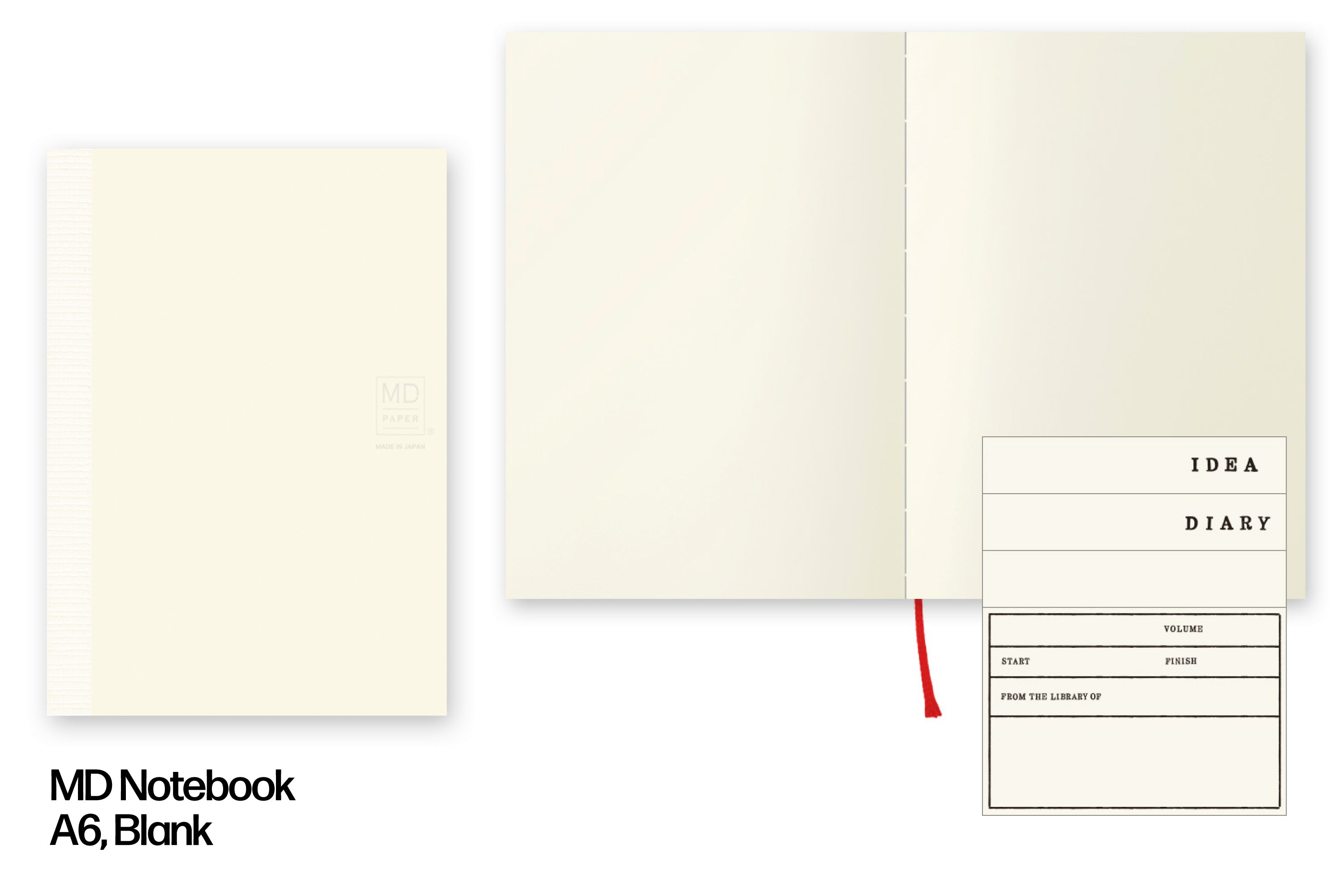 MD Notebook, A6 Blank
