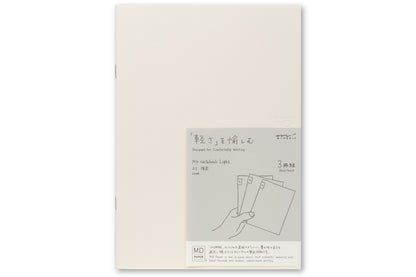 MD Notebook Light, A5 Lined, Set of 3