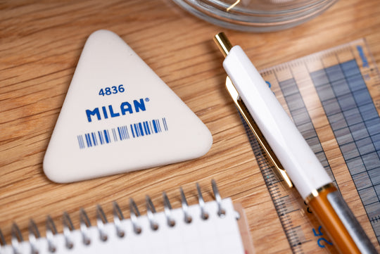 Milan 4836 Triangle Eraser, Slim