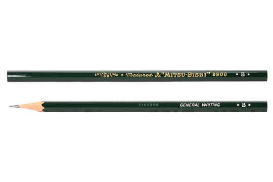 Mitsubishi Pencil Co. - Mitsubishi 9800 Pencil, B, Single - St. Louis Art Supply