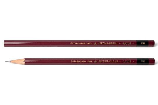 Mitsubishi Pencil Co. - Uni Pencil, 2B, Single - St. Louis Art Supply