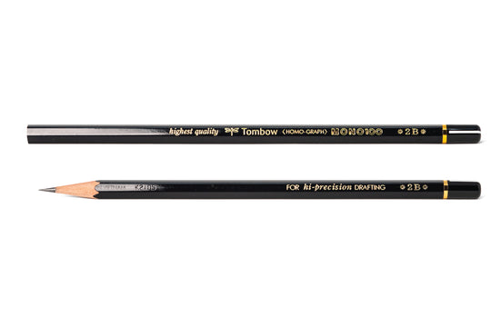 Tombow - MONO 100 Pencil, 2B, Set of 12 - St. Louis Art Supply