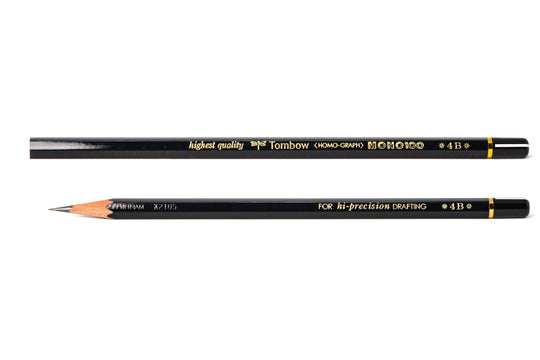 Tombow - MONO 100 Pencil, 4B, Set of 12 - St. Louis Art Supply
