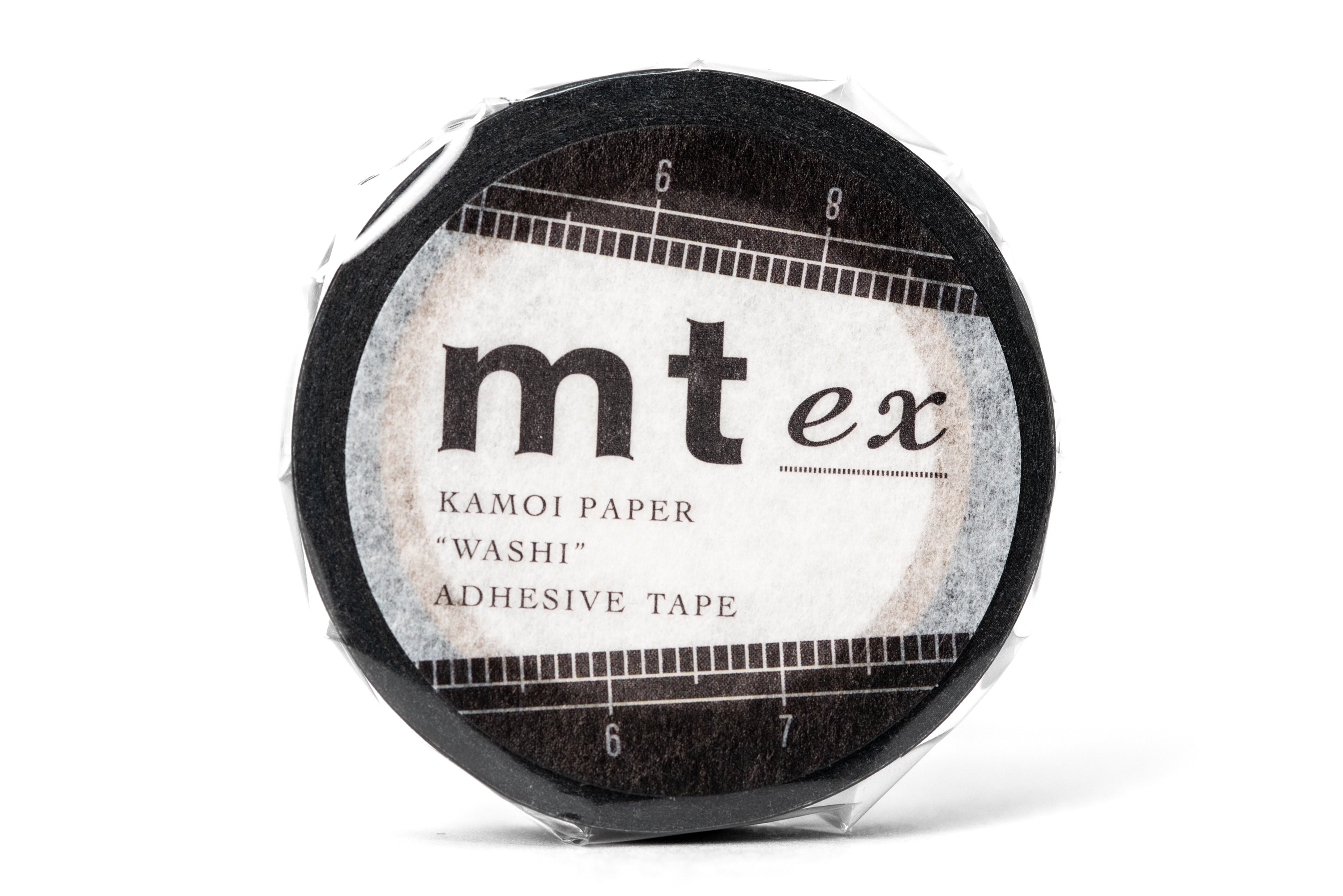 mt - mt Washi Tape, Ruler (Slim Black) - St. Louis Art Supply