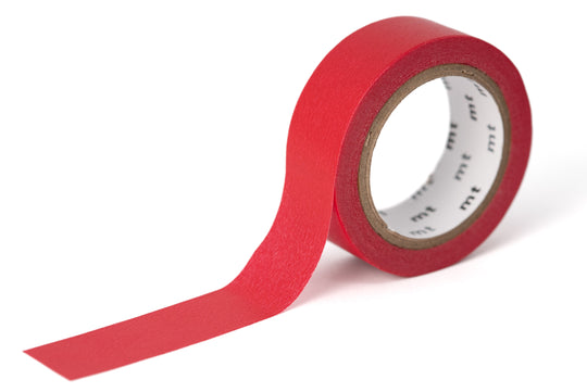 mt - mt Washi Tape, 15 mm, Solid Red - St. Louis Art Supply
