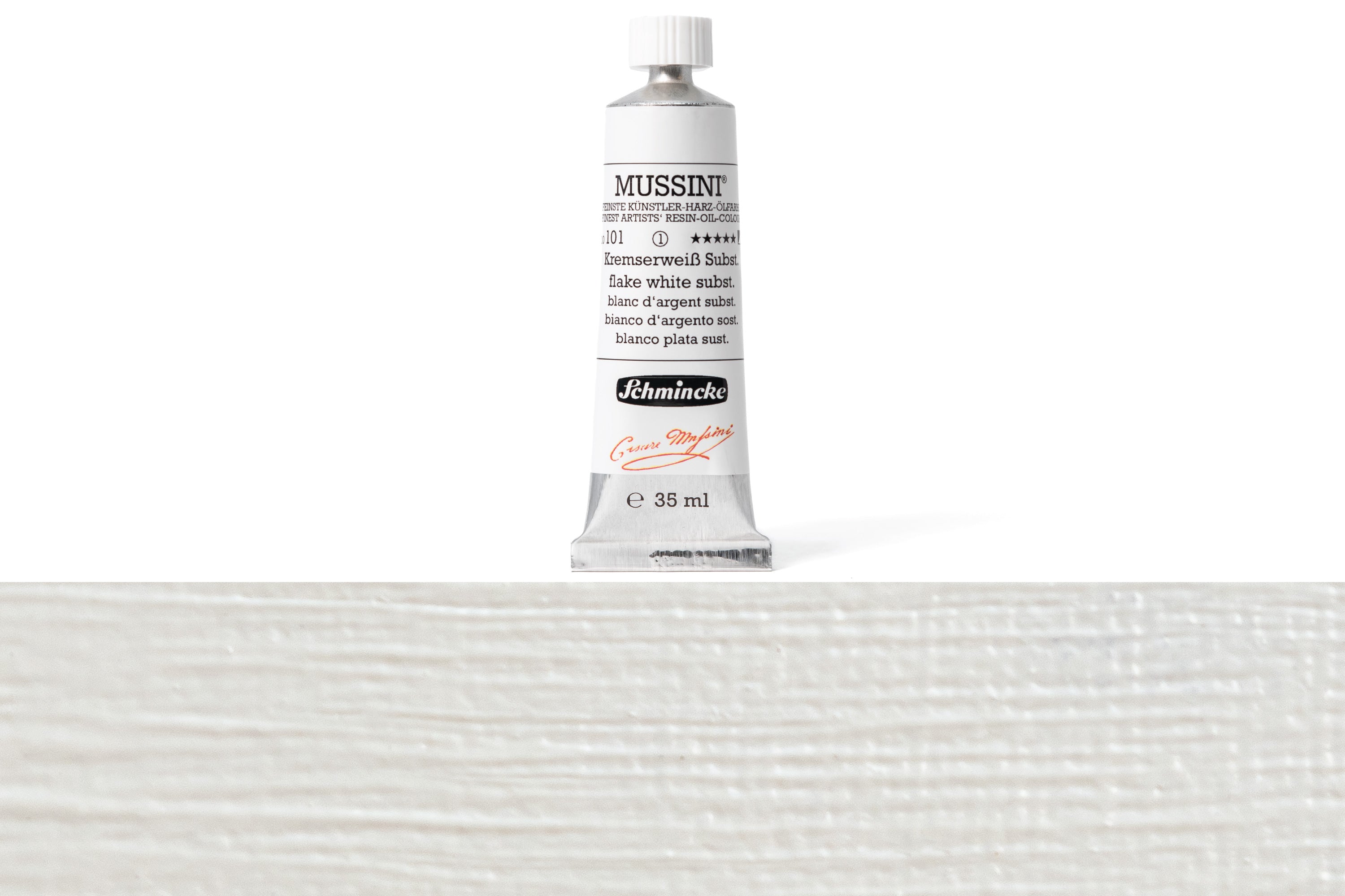 Schmincke - Mussini Oil Colors, 35 mL, #101 Flake White Substitute - St. Louis Art Supply