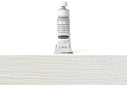 Schmincke - Mussini Oil Colors, 35 mL, #101 Flake White Substitute - St. Louis Art Supply