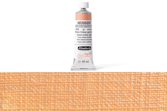 Schmincke - Mussini Oil Colors, 35 mL, #206 Burnt Ochre Light - St. Louis Art Supply