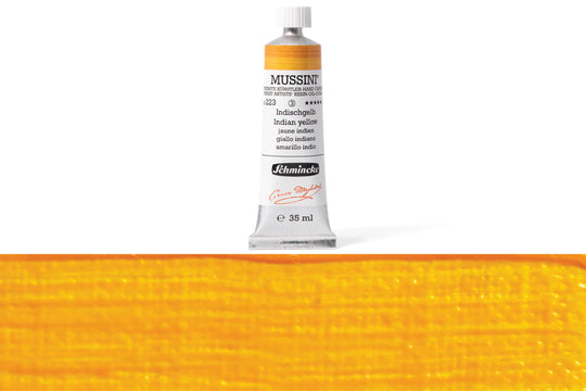 Schmincke - Mussini Oil Colors, 35 mL, #223 Indian Yellow - St. Louis Art Supply