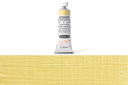 Schmincke - Mussini Oil Colors, 35 mL, #224 Brilliant Yellow Light - St. Louis Art Supply