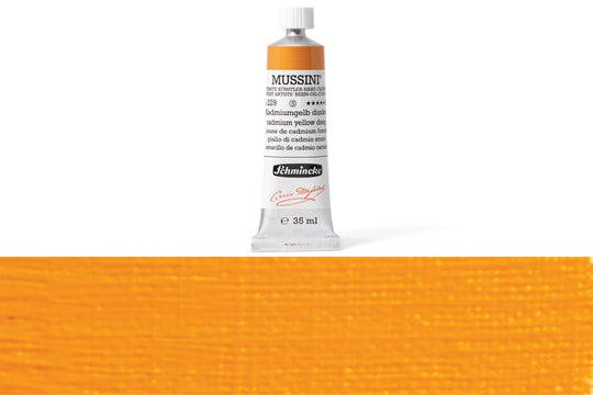 Schmincke - Mussini Oil Colors, 35 mL, #229 Cadmium Yellow Deep - St. Louis Art Supply