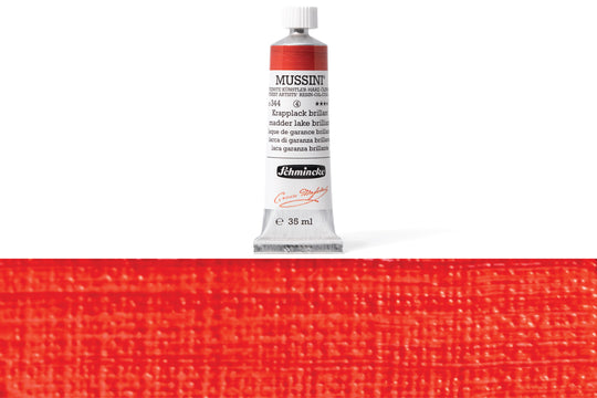 Schmincke - Mussini Oil Colors, 35 mL, #344 Madder Lake Brilliant - St. Louis Art Supply