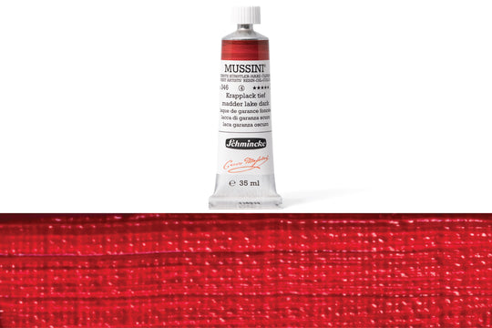 Schmincke - Mussini Oil Colors, 35 mL, #346 Madder Lake Dark - St. Louis Art Supply