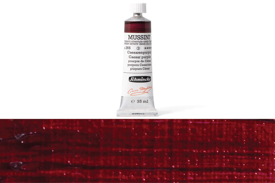 Schmincke - Mussini Oil Colors, 35 mL, #366 Caesar Purple - St. Louis Art Supply