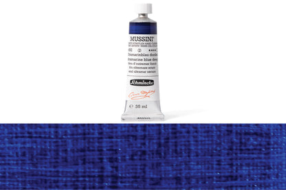 Schmincke - Mussini Oil Colors, 35 mL, #492 Ultramarine Blue Deep - St. Louis Art Supply