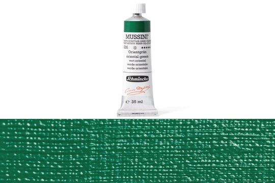 Schmincke - Mussini Oil Colors, 35 mL, #535 Oriental Green - St. Louis Art Supply