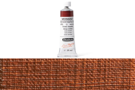 Schmincke - Mussini Oil Colors, 35 mL, #653 Deep Ochre - St. Louis Art Supply