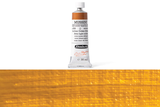 Schmincke - Mussini Oil Colors, 35 mL, #656 Attic Light Ochre - St. Louis Art Supply