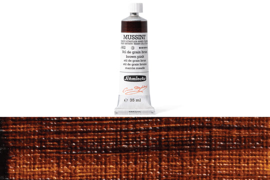 Schmincke - Mussini Oil Colors, 35 mL, #662 Brown Pink - St. Louis Art Supply