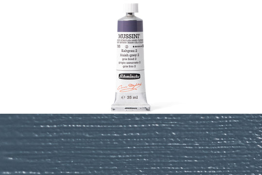 Schmincke - Mussini Oil Colors, 35 mL, #785 Cool Grey 2 - St. Louis Art Supply