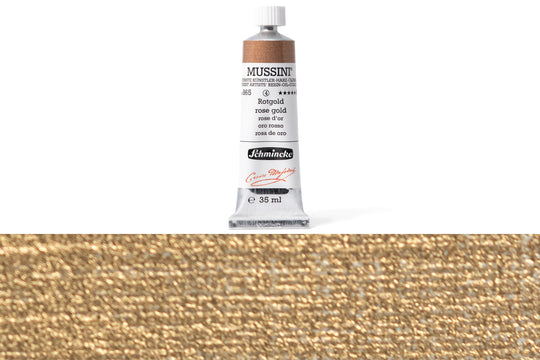 Schmincke - Mussini Oil Colors, 35 mL, #865 Rose Gold - St. Louis Art Supply