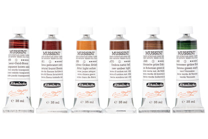Schmincke - Mussini Oil Colors, Rich Earth Set - St. Louis Art Supply