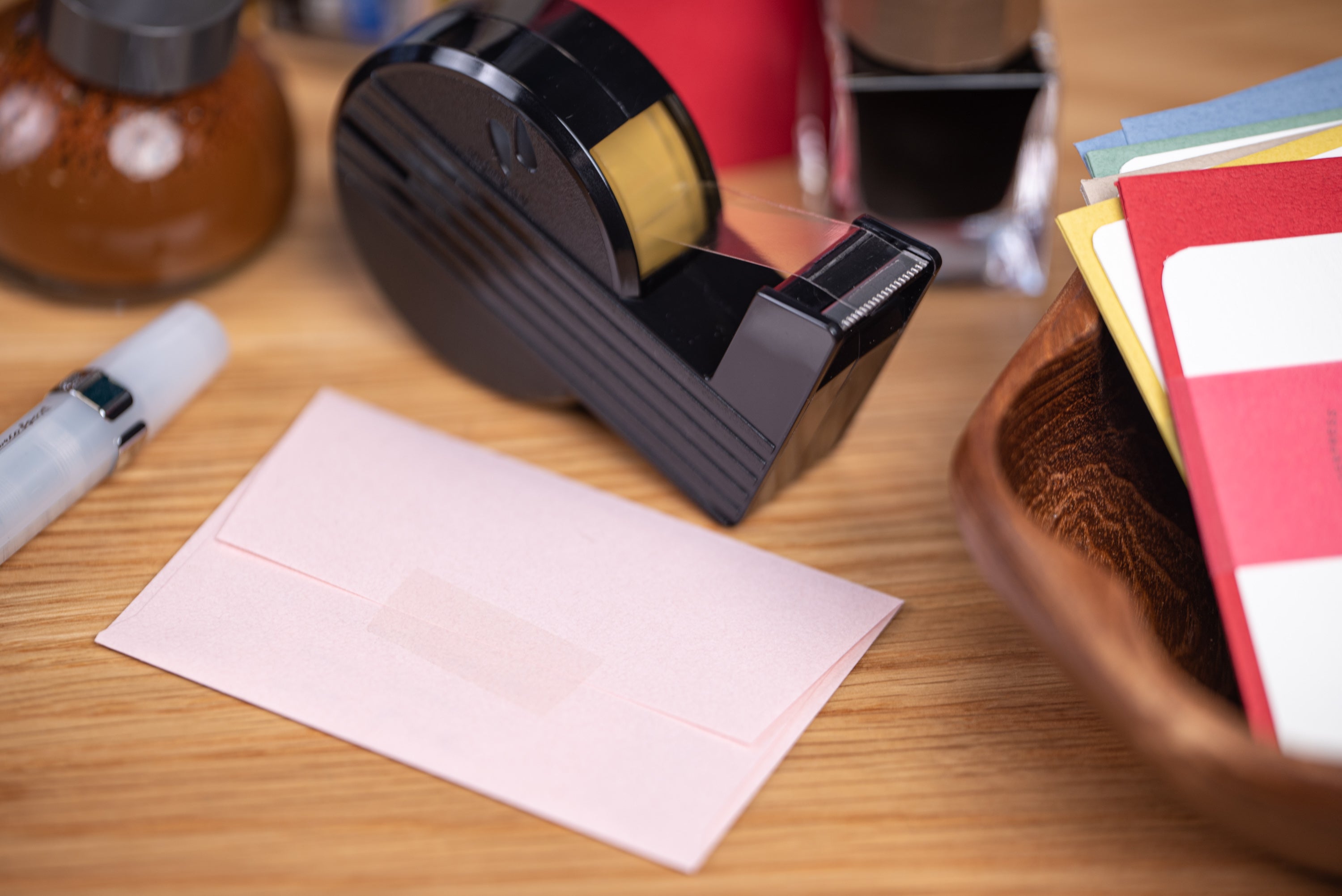 Nichiban Tape Dispenser, White