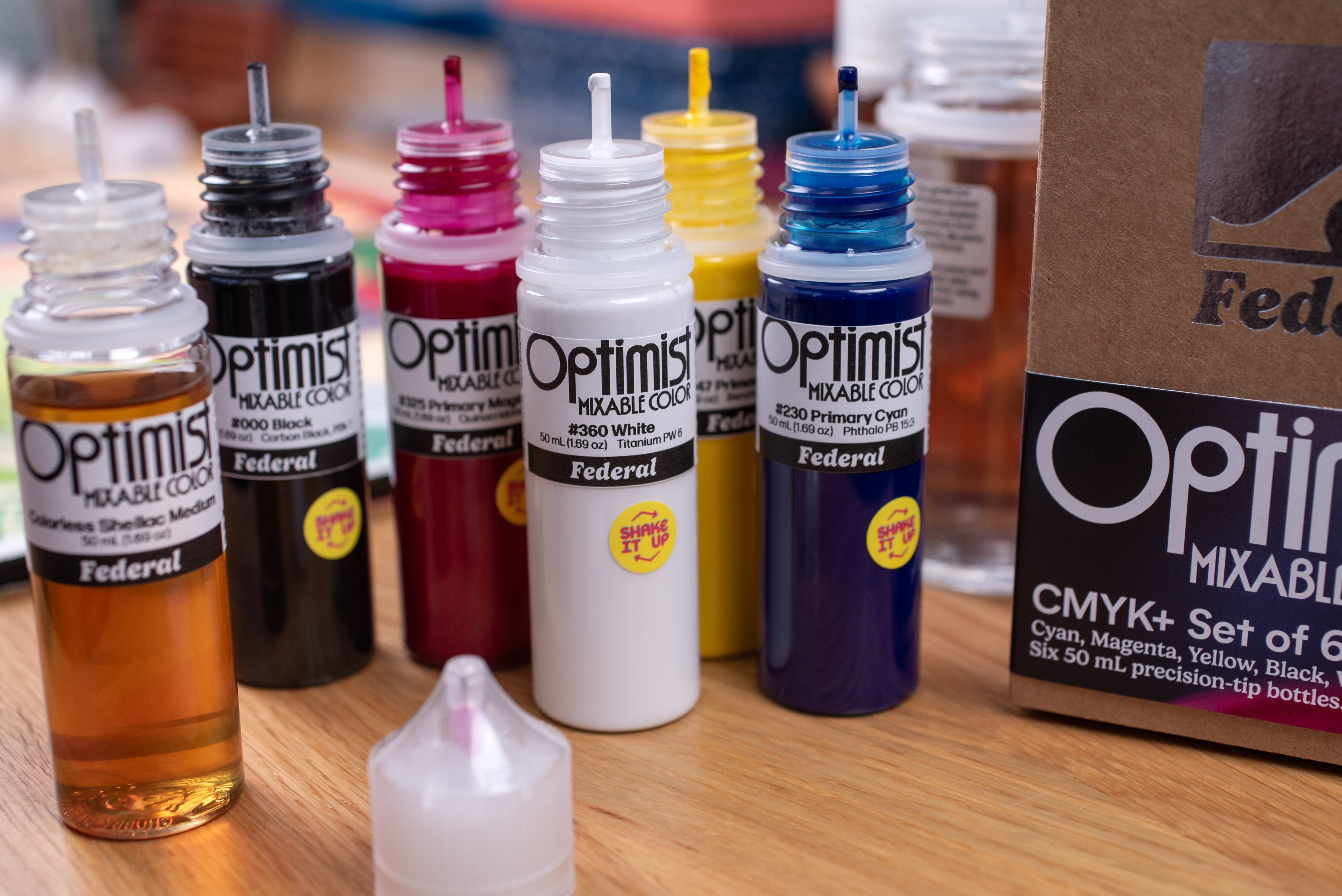 Optimist Pigment Ink, CMYK+ Set of 6