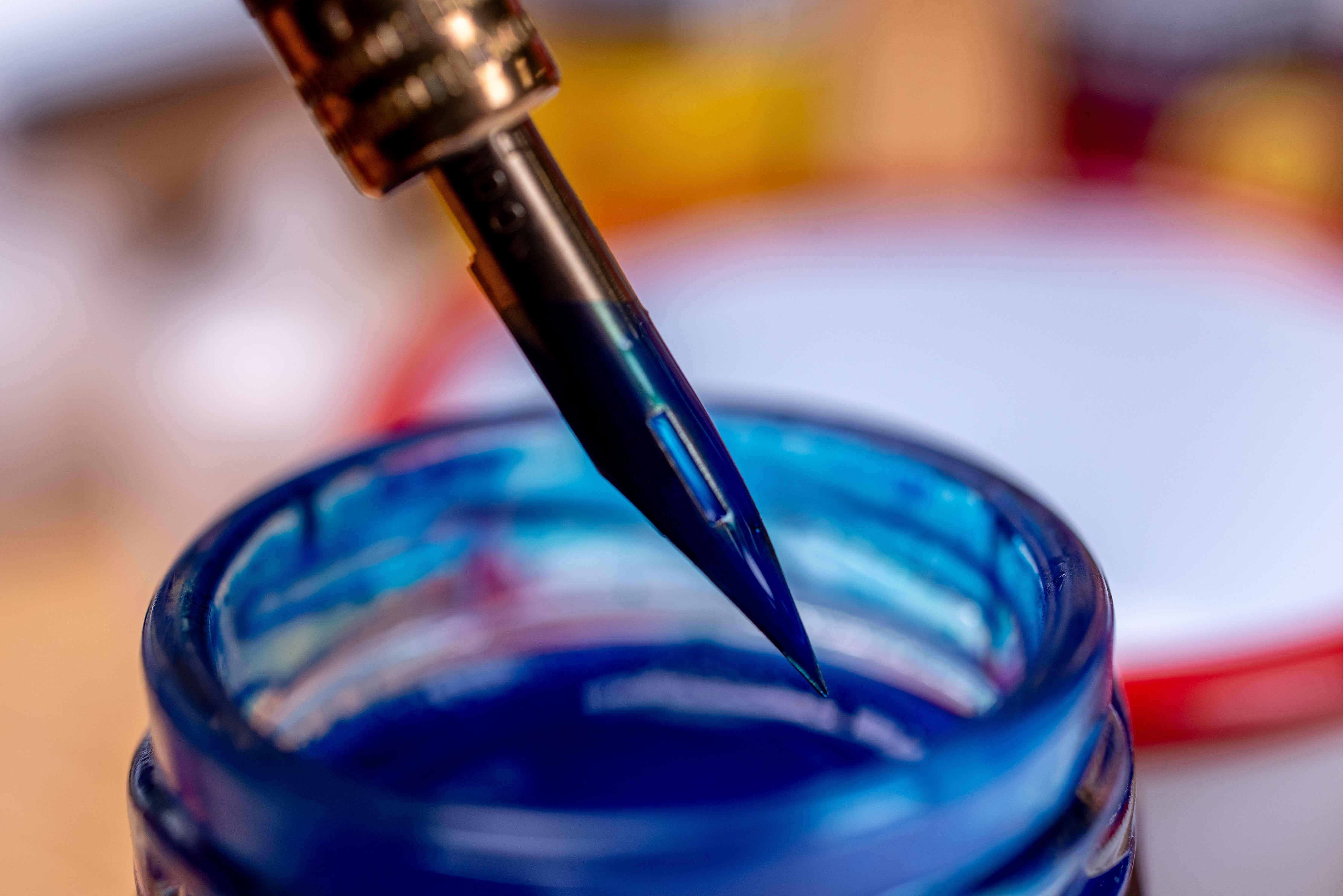 Optimist Pigment Ink, #230 Primary Cyan, 45 mL Inkwell