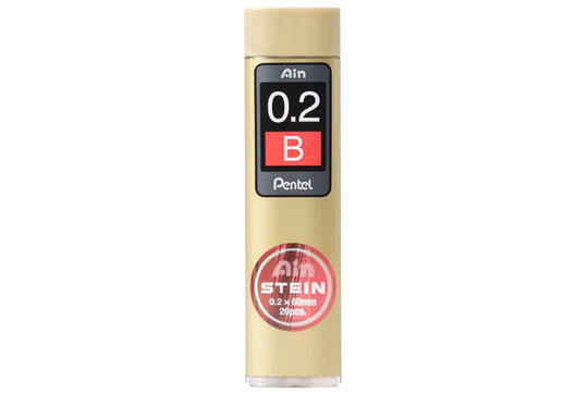 Pentel - Ain STEIN Mechanical Pencil Leads, 0.2 mm, B - St. Louis Art Supply