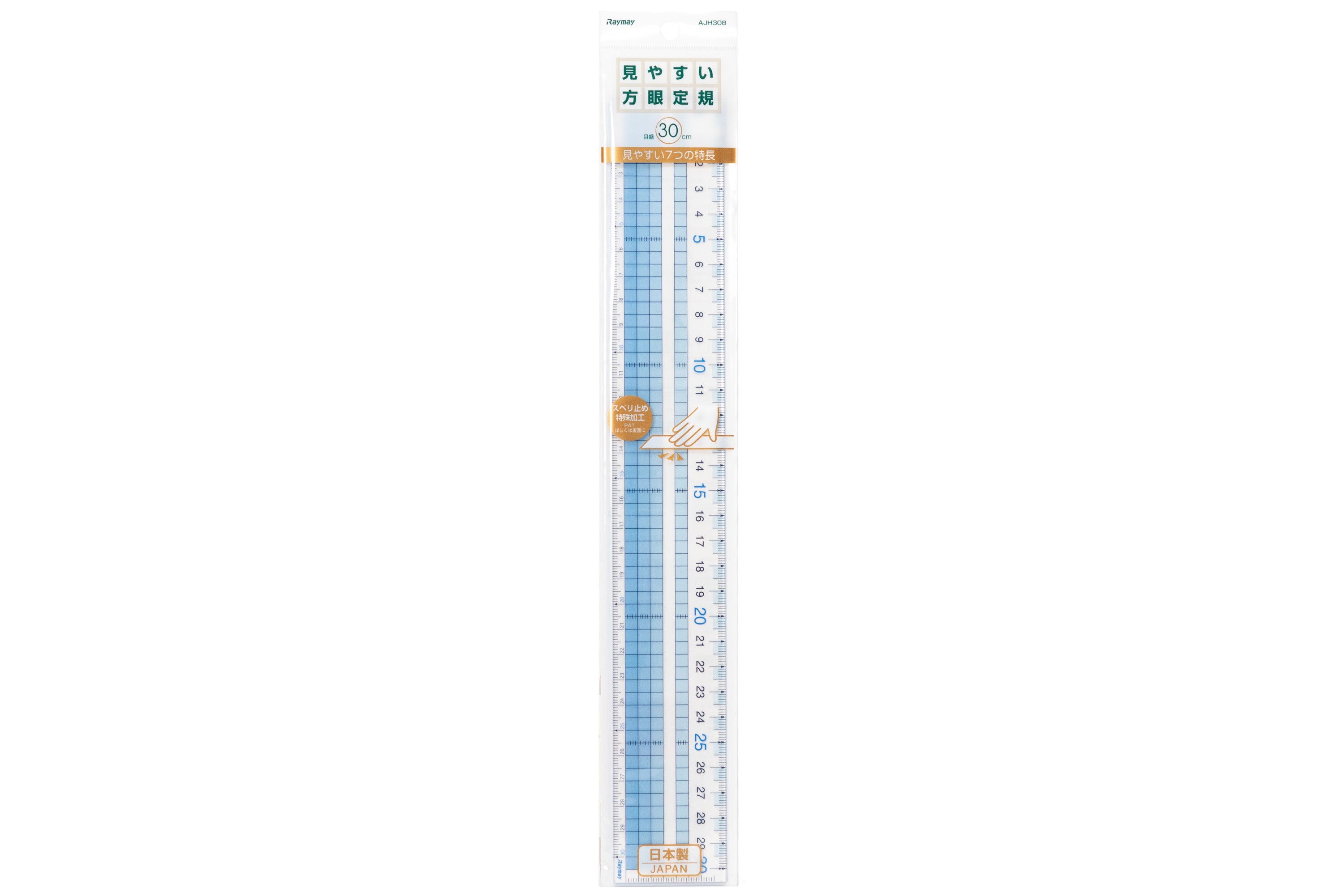 Raymay - Raymay Grid Ruler, 30 cm - St. Louis Art Supply