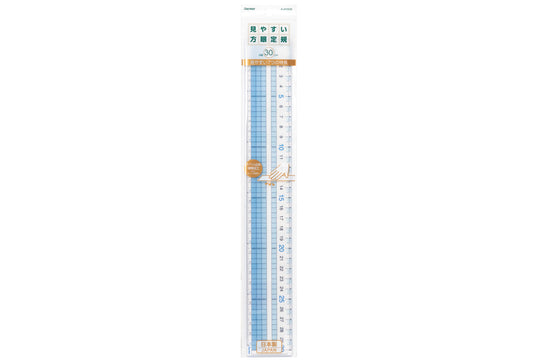 Raymay - Raymay Grid Ruler, 30 cm - St. Louis Art Supply