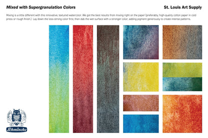 Schmincke - Supergranulation Watercolor Half Pan, #984 Tundra Blue - St. Louis Art Supply