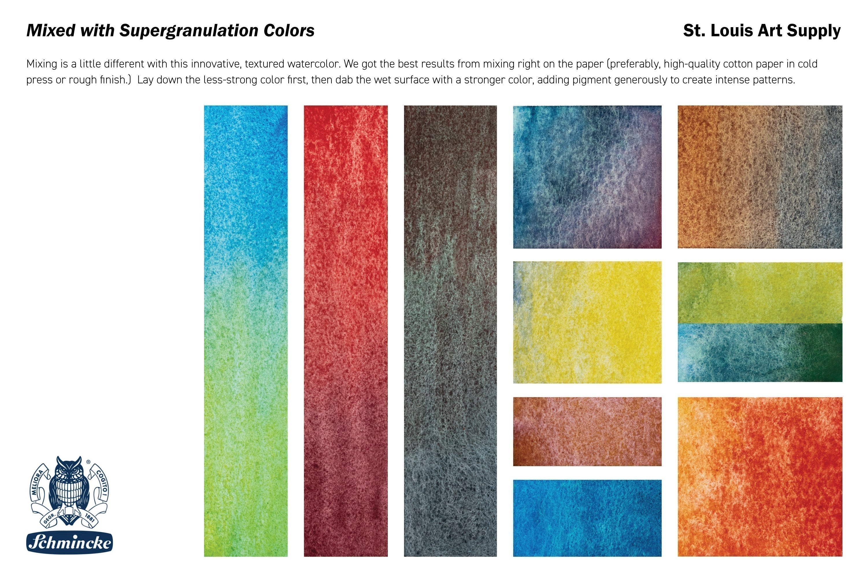 Schmincke - Supergranulation Watercolor Half Pan, #931 Shire Yellow - St. Louis Art Supply