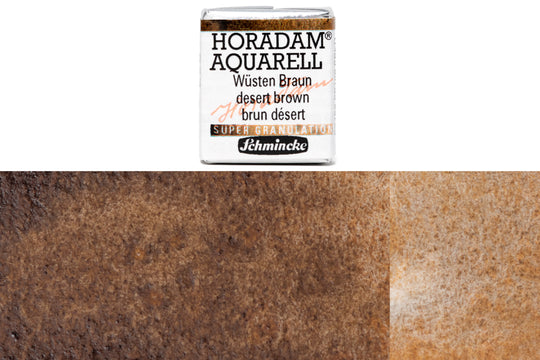 Schmincke - Supergranulation Watercolor Half Pan, #923 Desert Brown - St. Louis Art Supply