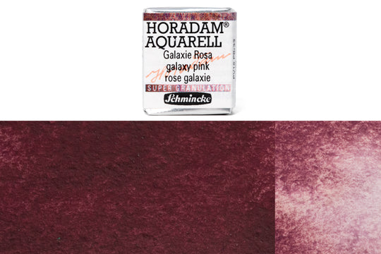 Schmincke - Supergranulation Watercolor Half Pan, #971 Galaxy Pink - St. Louis Art Supply